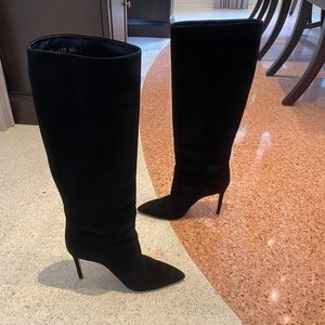 Gucci knee high boots, black, size 6 1/2 or 36+